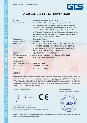 CE Product Certificate